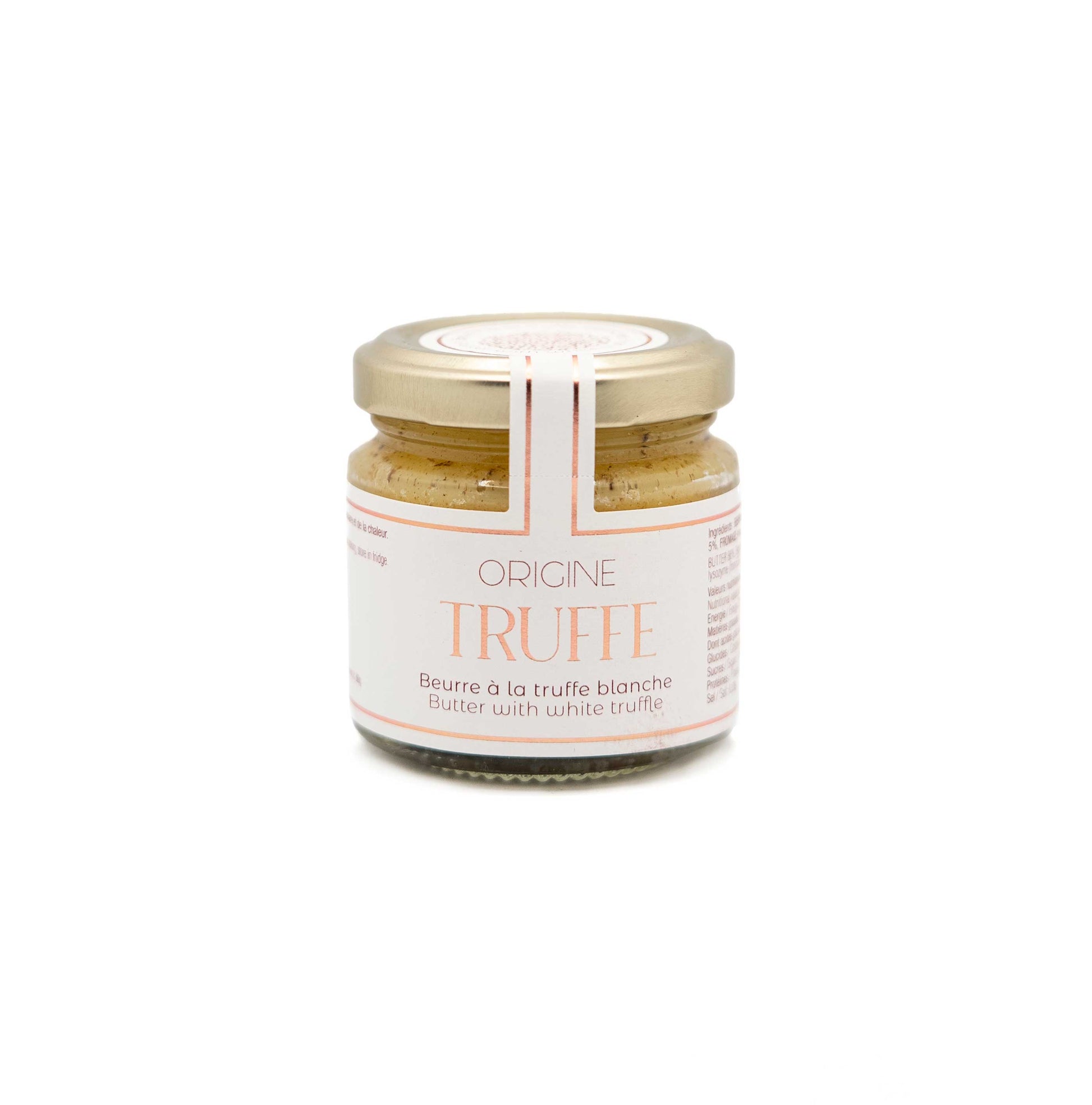 Beurre clarifié à la truffe blanche Tuber Borchii 5% - Origine Truffe