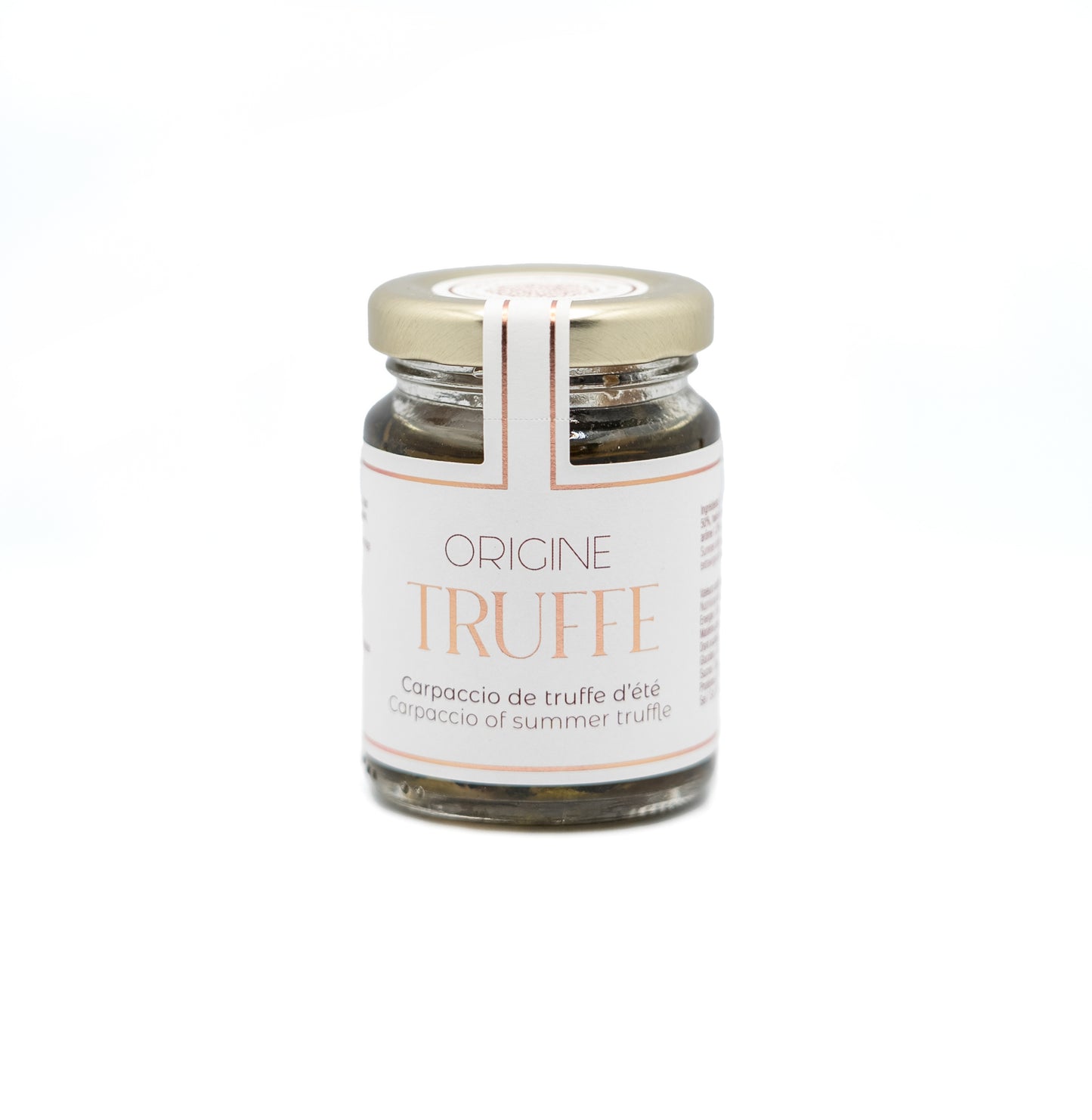 Carpaccio de truffe d'été en lamelles Origine Truffe - Tuber Aestivum 70%, 