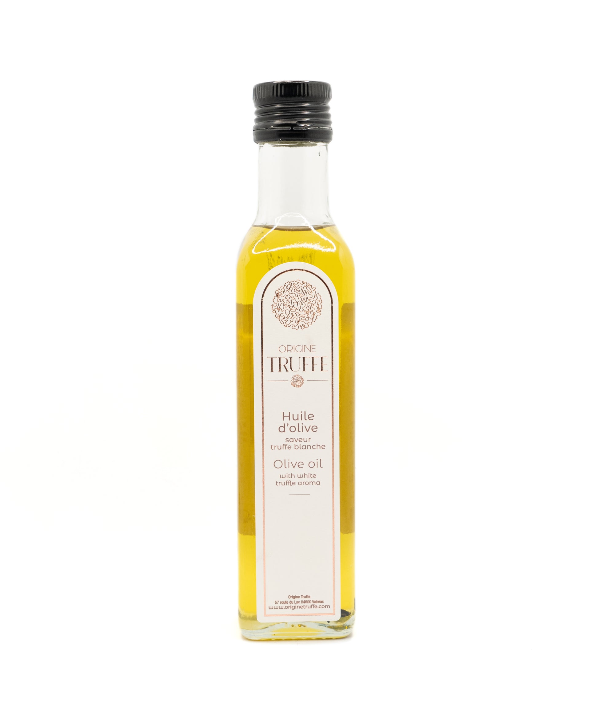 Huile d'olive vierge extra du Vaucluse à la truffe blanche Tuber Magnatum - Origine Truffe 250ml