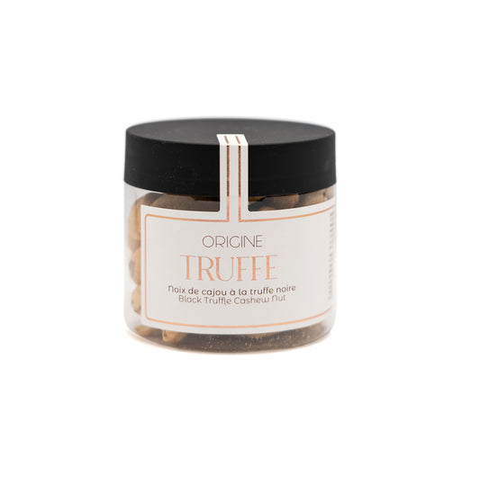 Bocal de noix de cajou à la truffe noire 100g - apéritif truffé Origine Truffe